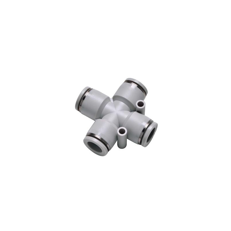GPZG10-8 Different diameter cross fitting -black-