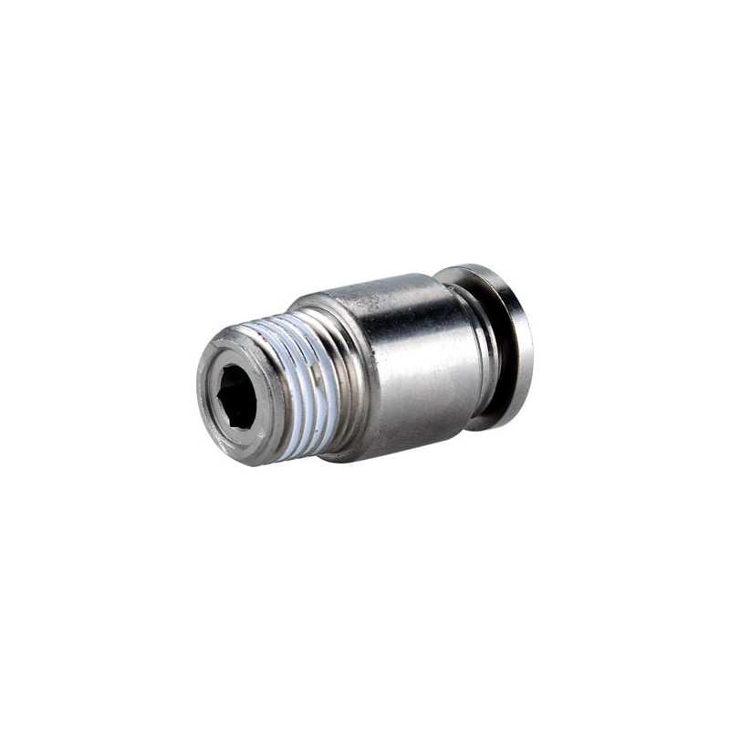 BPOC802 Hexagon socket head metal male connector fitting PT1/4