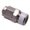 BKC0604 Straight locknut connector fitting PT1/8