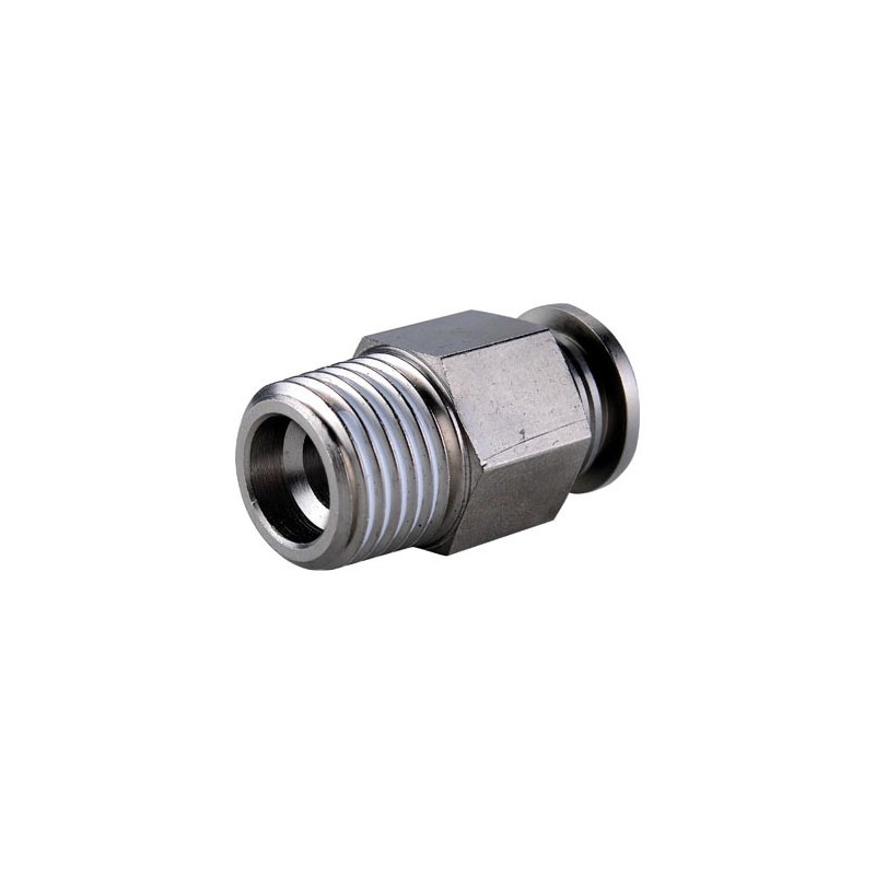BPC1001 Metal male connector fitting PT1/8
