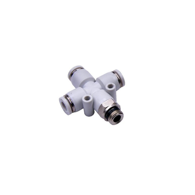 GPZB10 Threaded cross fitting -gray- G3/8