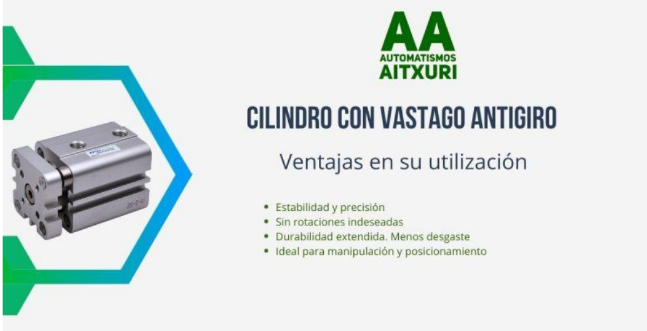 CILINDRO CON VÁSTAGO ANTIGIRO