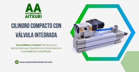 SAIF CILINDRO COMPACTO CON VÁLVULA INTEGRADA
