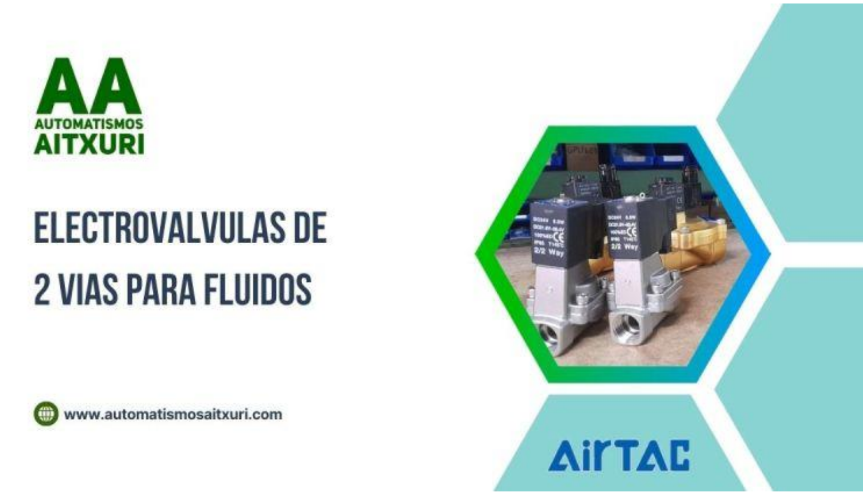 ELECTROVÁLVULAS DE 2 VÍAS PARA FLUIDOS 